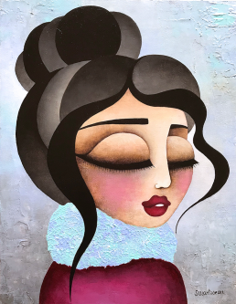 Alexia, oeuvre de l'artiste-peintre Stéphanie Martineau