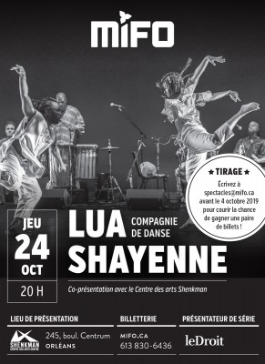 Publicité MIFO mettant en vedette le spectacle de danse Kira