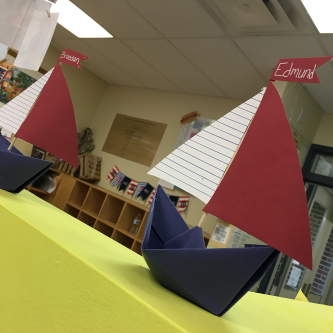 Voiliers en papier