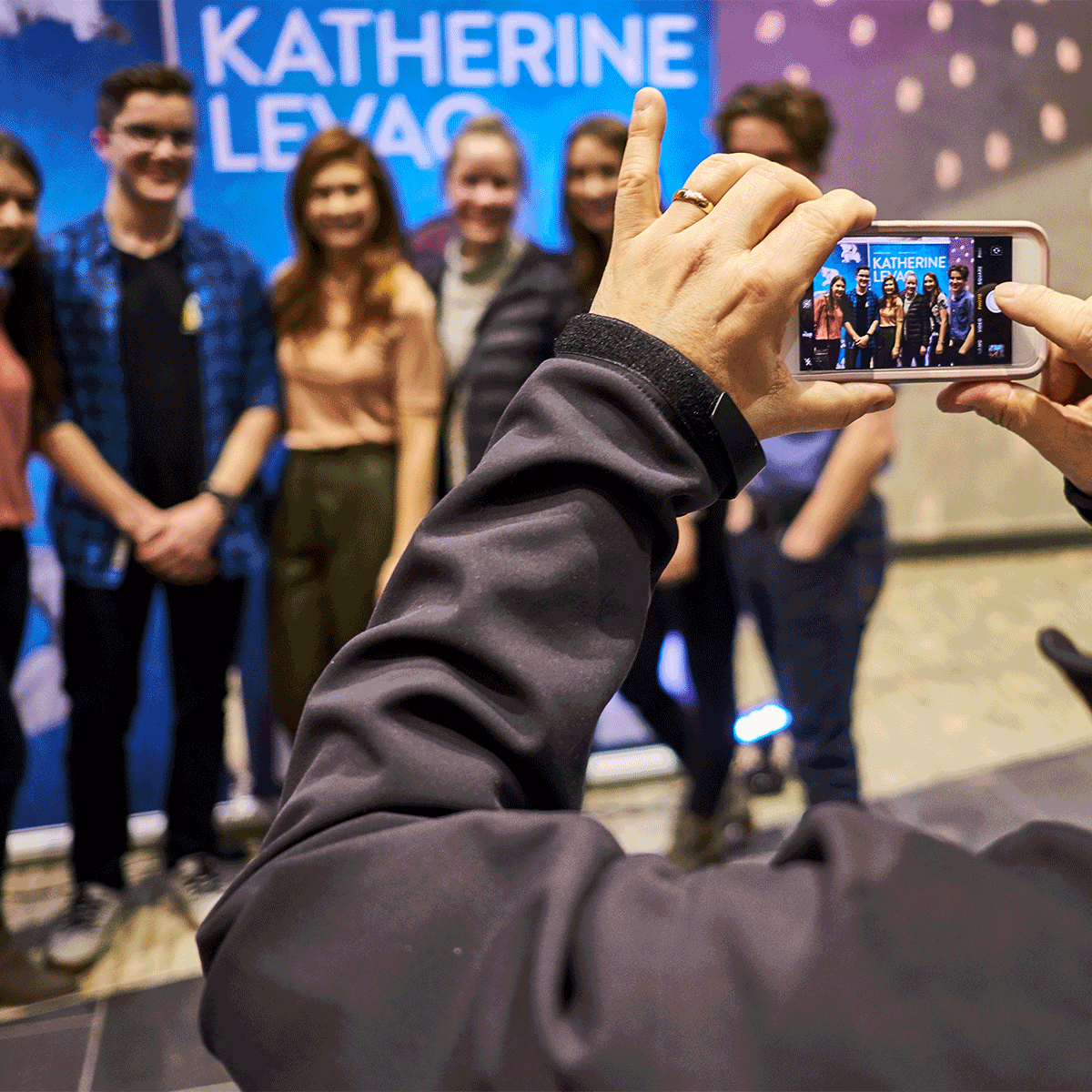 Prise de photo au spectacle de Katherine Levac